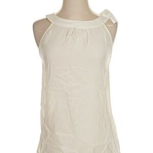 100% Silk Banana Republic Ivory Halter Blouse
